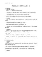 Giáo án Hóa học 9 bài 38: Axetilen