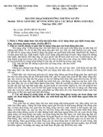 BAI THU HOACH BDTX MODULE 41