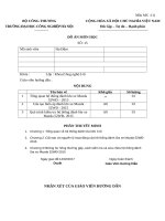 Khảo sát hệ thống đánh lửa trên xe mada cx5 