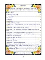 MỘT số BIỆN PHÁP NHẮM PHÁT HUY TÍNH TÍCH cực vận ĐỘNG TRONG hđ GIÁO dục THỂ CHẤT của TRẺ mẫu GIÁO lớn 