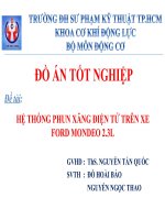 HỆ THỐNG PHUN XĂNG điện tử TRÊN XE FORD MONDEO 2 3l 