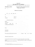 Biểu mẫu HSE BIÊN BAN LAY LOI KHAI (DIEU TRA TNLD)