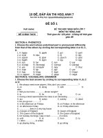 10 de dap an thi hsg tieng anh lop 7
