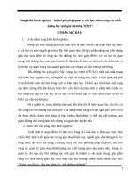 SKKN một số giải pháp quản lý, chỉ đạo, nhằm nâng cao chất lượng học sinh giỏi ở trường THCS