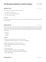 Schweser QBank 2017 derivatives  03 risk management applications of option strategies 