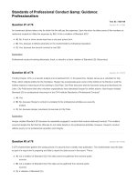 Schweser QBank 2017 02 standards of professional    guidance  professionalism 