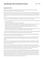 Schweser QBank 2017 12 asset manager code of professional conduct 