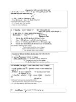 công thức viết lại câu ôn thi tốt nghiệp THPT quốc gia