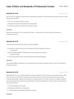 Schweser QBank 2017 01 code of ethics and standards of professional conduct 