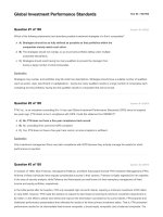 Schweser QBank 2017 portfolio management and wealth planning 12 global investment performance standards 