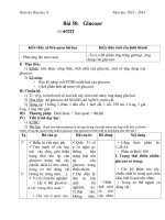 Giáo án Hóa học 9 bài 50: Glucozơ