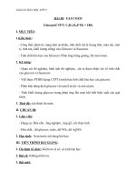 Giáo án Hóa học 9 bài 50: Glucozơ