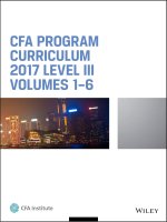 CFA program curriculum 2017   level III   volumes 1 6 part 1 