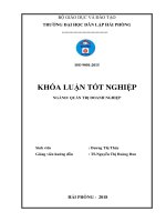 Đánh giá công tác đào tạo và phát triển nhân sự tại Công ty Thương mại và Đầu tư Vân Long CDC (Khóa luận tốt nghiệp)