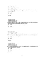 Bài test tiếng Anh ngành ngân hàng và đáp án phần 19