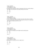 Bài test tiếng Anh ngành ngân hàng và đáp án phần 20