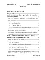 Thực trạng tổ chức công tác kế toán tại Ban Quản lý dự án các công trình viễn thông.