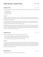 Schweser QBank 2017 portfolio management and wealth planning04 estate planning in a global context 