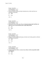 Bài test tiếng Anh ngành ngân hàng và đáp án  phần 4