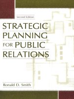 Strategic planning for public relations 