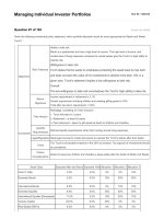 Schweser QBank 2017 portfolio management and wealth planning 02  managing individual investor portfolios 