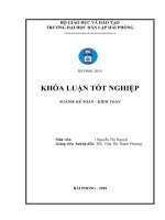 Hoàn thiện tổ chức kế toán doanh thu, chi phí và xác định kết quả kinh doanh tại công ty TNHH Thương mại và Giao nhận Kim Lộ (Khóa luận tốt nghiệp)