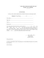 Biểu mẫu HSE  GIAY DE NGHI CAP LAI CHUNG NHAN AN TOAN HOA CHAT 