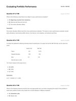 Schweser QBank 2017 portfolio management and wealth planning 11 evaluating portfolio performance 