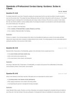 Schweser QBank 2017 04 standards of professional    idance  duties to clients 