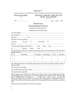 Biểu mẫu HSE  DON DE NGHI NHAP KHAU HOA CHAT CAM 