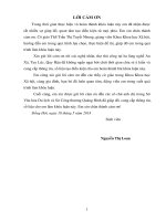 Nghiên cứu bảo tồn và phát triển một số làng nghề truyền thống ở huyện Lệ Thủy – tỉnh Quảng Bình (Khóa luận tốt nghiệp)