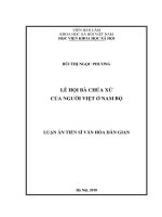 Lễ hội Bà Chúa Xứ của người Việt ở Nam Bộ