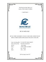 Thiết kế bộ điều áp xoay chiều điều chỉnh tốc độ động cơ điện không đồng bộ 3 pha