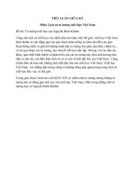 TIỂU LUẬN GIỮA KỲ - lịch sử tư tưởng