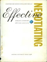 Effective Negotiating