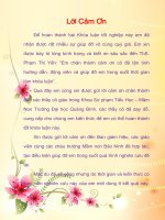 Tổ chức cho trẻ 4 – 5 tuổi khám phá môi trường xung quanh thông qua hoạt động trải nghiệm theo quan điểm Montessori (Khóa luận tốt nghiệp)