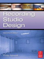 Recording studio design 2nd edition 