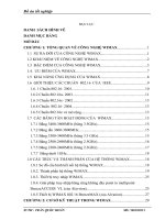 Tìm hiểu về cơ sở kỹ thuật, bảo mật và những kỹ thuật được ứng dụng trong Công Nghệ WiMAX