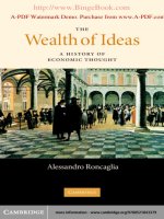 Cambridge university press   the wealth of ideas   a history of economic thought 
