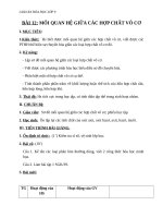 Giáo án Hóa học 9 bài 12: Mối quan hệ giữa các hợp chất vô cơ