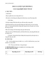 Giáo án Hóa học 9 bài 13: Luyện tập chương 1  các loại hợp chất vô cơ