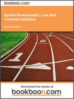 sports development law and commercialization 