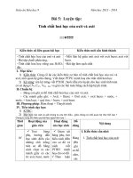 Giáo án Hóa học 9 bài 5: Luyện tập tính chất hóa học của oxit và axit