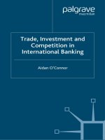 Trade, investment and competition in international banking 
