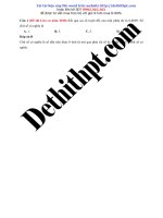 Lớp 11   ĐỘNG học CHẤT điểm   1 câu từ đề thi thử THPTQG năm 2018 lize vn image marked 