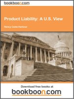 product liability a u s view 