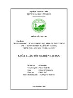 Đánh giá công tác giải phóng mặt bằng dự án xây dựng cầu 17 10 trên địa bàn xã Mai Pha  thành phố Lạng Sơn  tỉnh Lạng Sơn (Khóa luận tốt nghiệp)