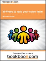 50 ways to lead your sales team 