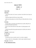 Giáo án Hóa học 9 bài 18: Nhôm