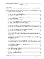 Báo cáo thực tập tốt nghiệp tại Tổng Công ty Bia - Rượu – Nước giải khát Hà Nội